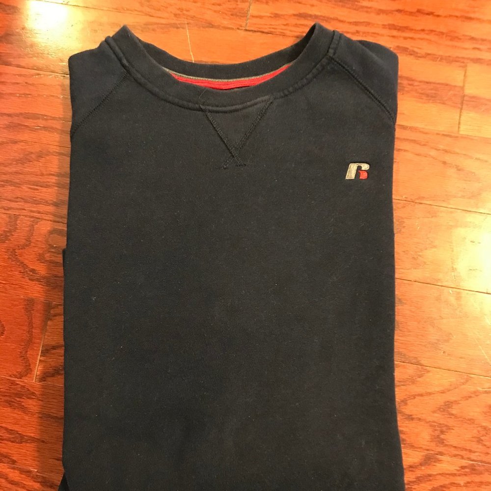 Russel Men's Dark Blue Sweatshirt Like New
